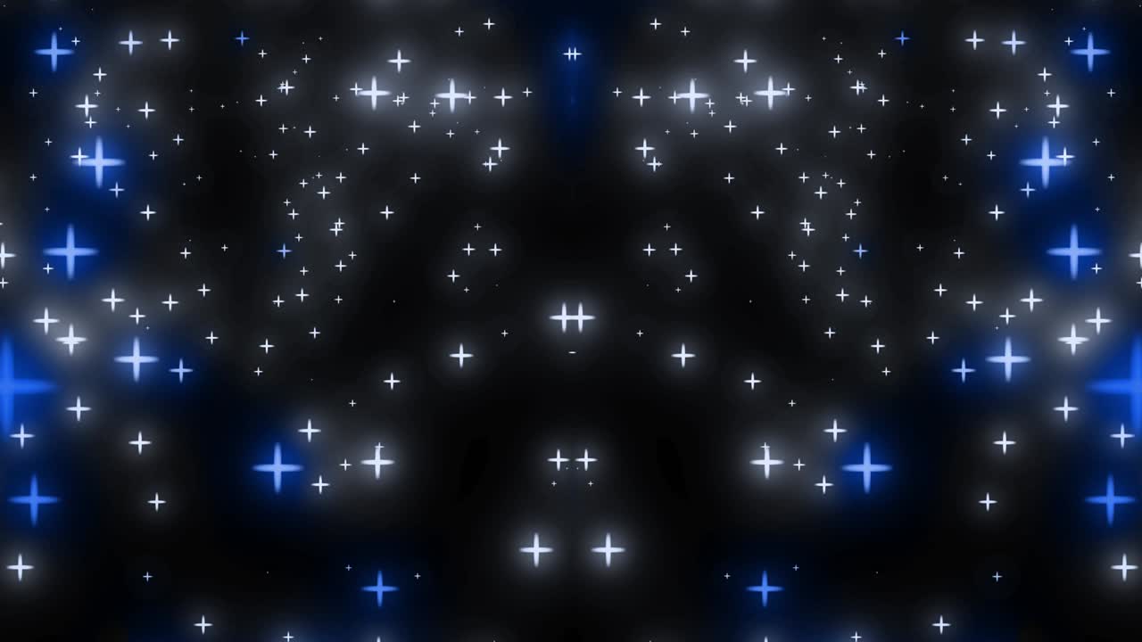 별 회전 입자 운동 그래픽