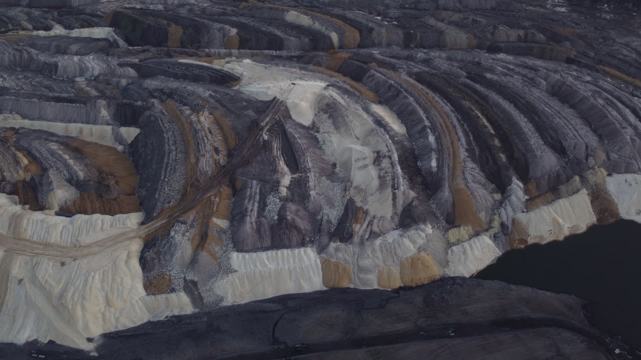 광산 의 공중 사진