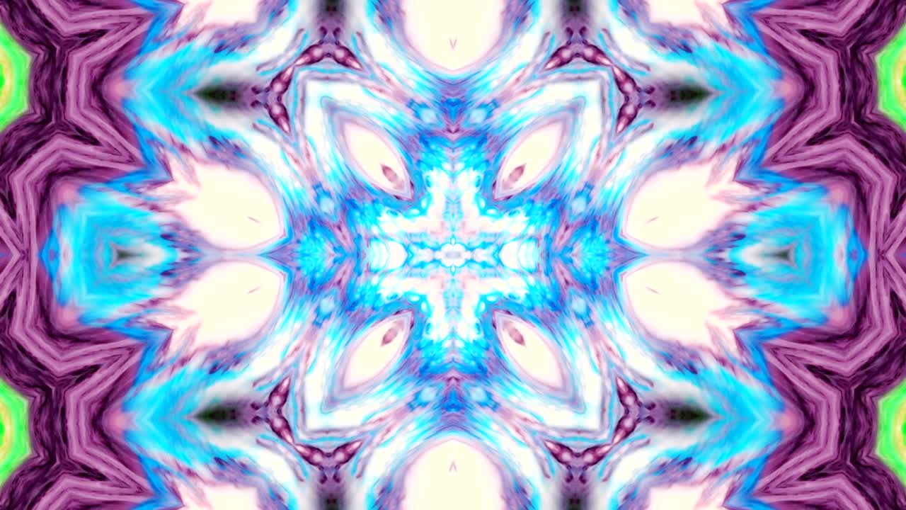 movimiento de fondo de kaleidoscopio abstractamente colorido
