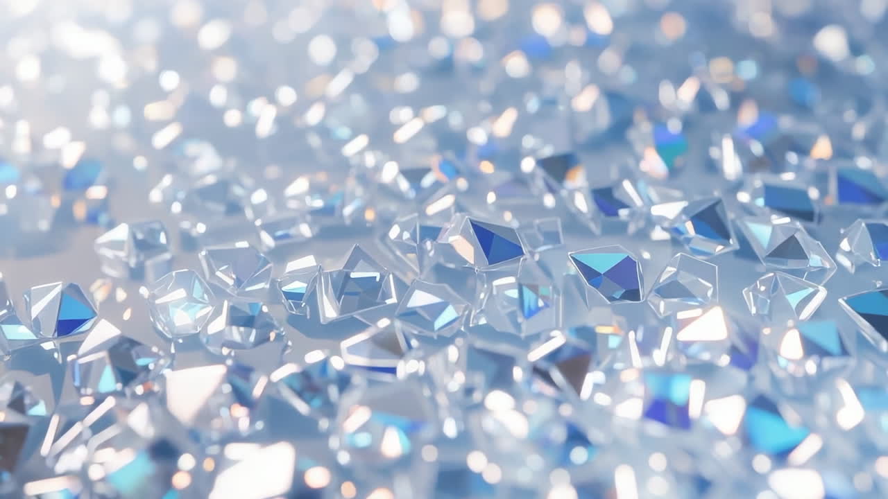 Sparkling Crystal Shards Abstract Background