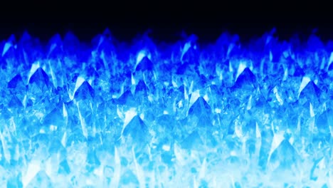 close up view of iceberg. abstract winter ice background. ice pieces. cold snow. light blue. 3d animation of crushed ice. loop animation.