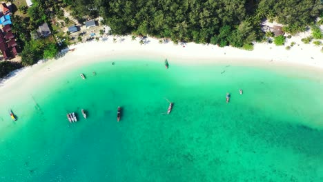 tropical sandy beach high angle background