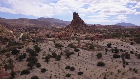 AERIAL:-Dry-Landscape-in-Sahara-Desert