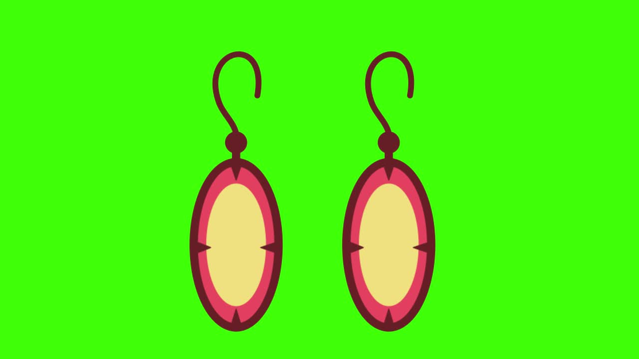 green screen , beauty , earrings