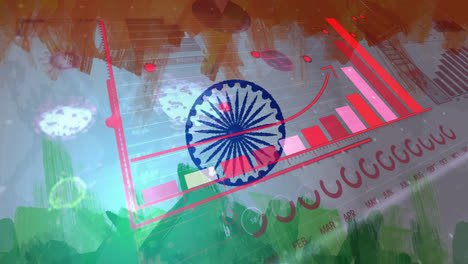 Composition-of-covid-19-statistics-over-indian-flag