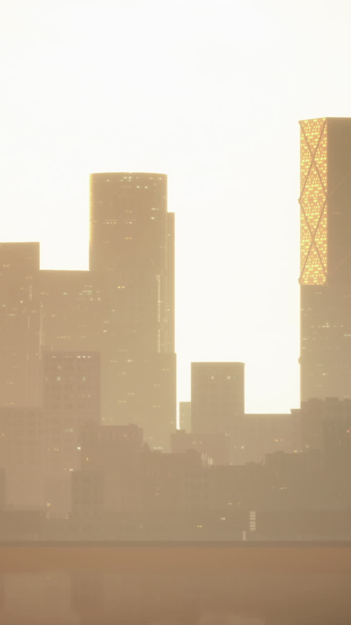 el horizonte de la ciudad del amanecer