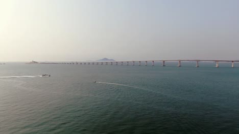 Hong-Kong-Zhuhai-Macao-Bridge,-the-longest-Sea-crossing-in-the-world