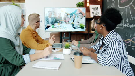 reunión del equipo de negocios