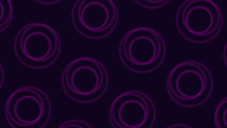 patrón circular azul en fondo oscuro formas simétricas y serenamente conectivas