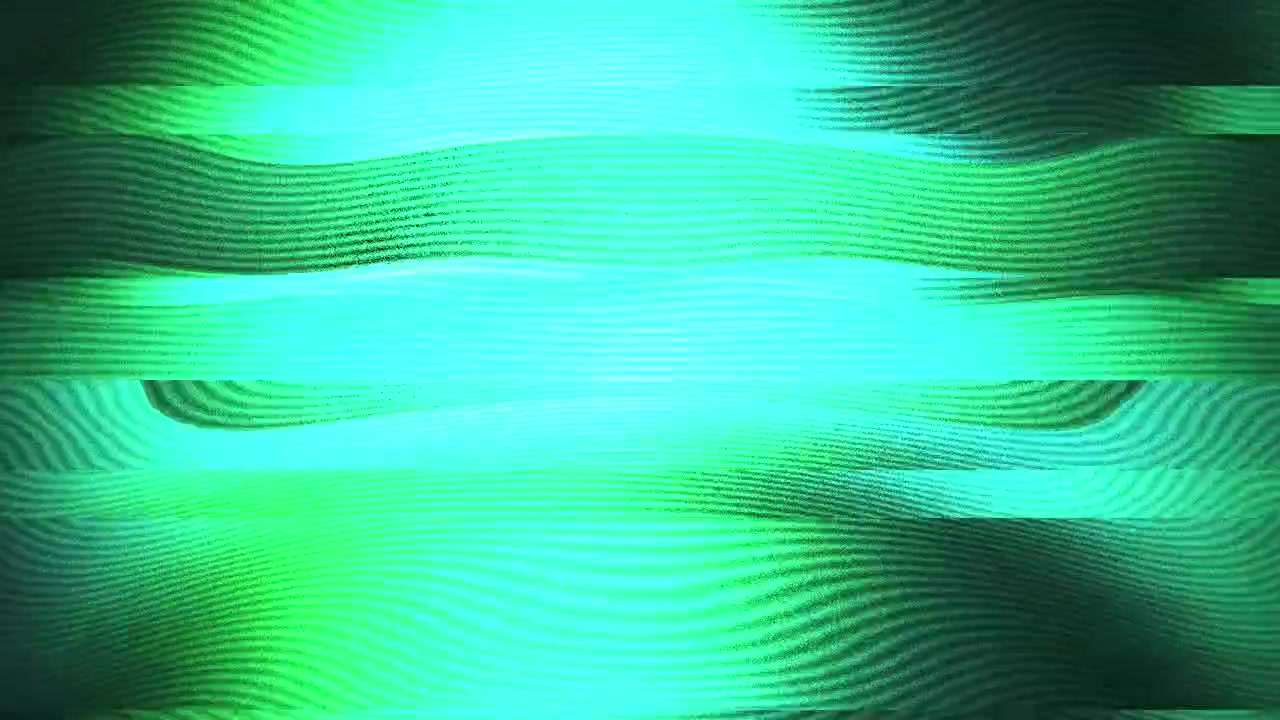 Abstract Green Digital Glitch Wave Background