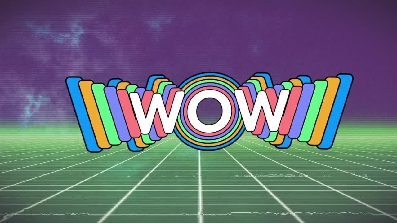 파란 점과 파란색 위에 검은 글자로 싸움 텍스트의 애니메이션