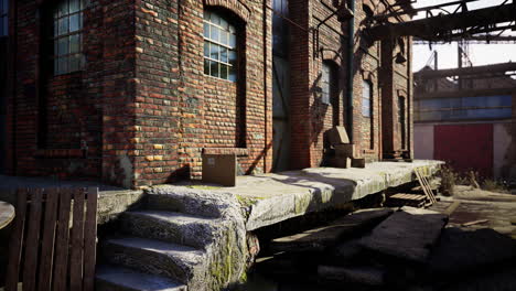 Old-factory-buildings-as-the-symbol-of-the-recession