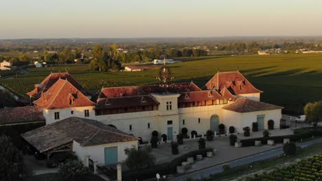 chateau angelus winery and vineyard, saint emilion in france