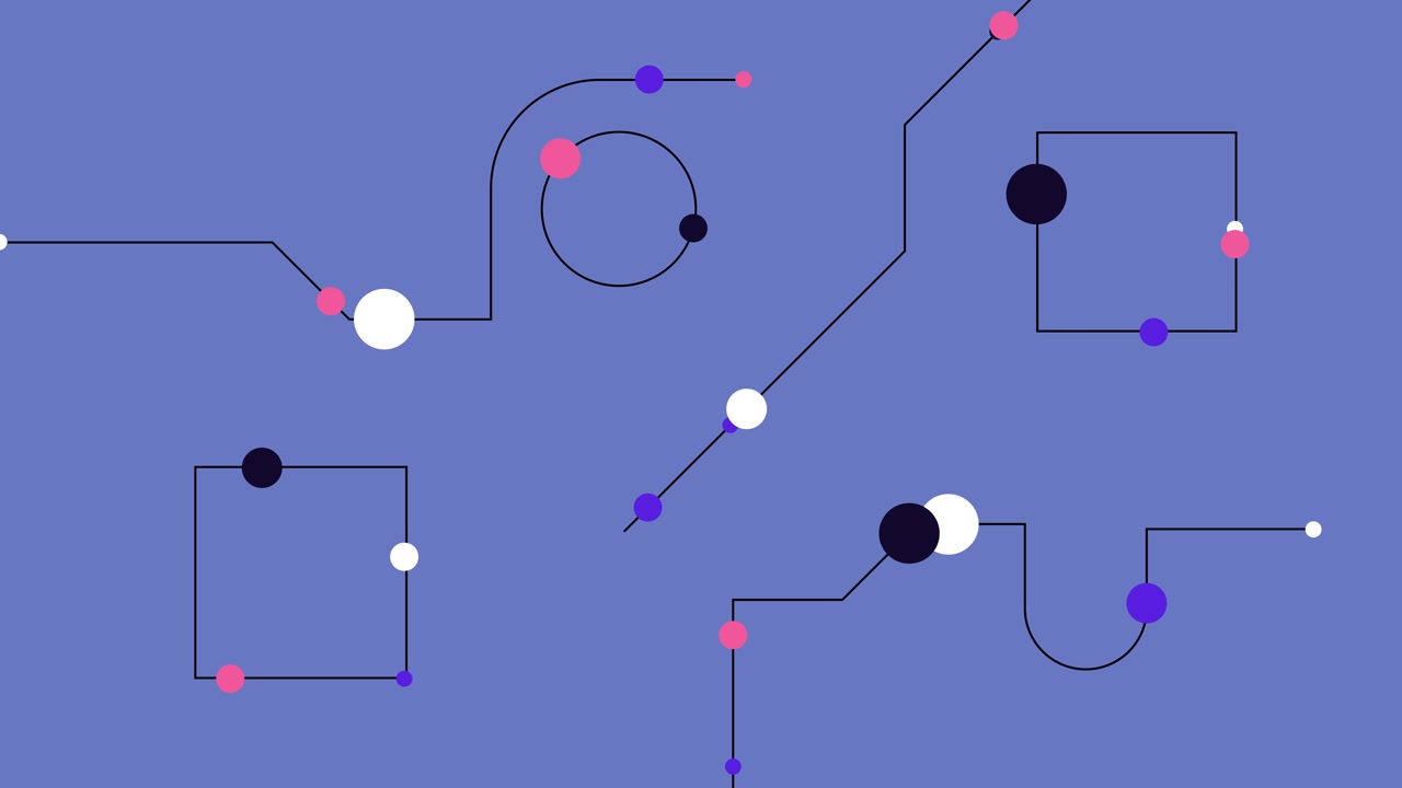Seamless Loop of Abstract Data Flow with Moving Points and Lines