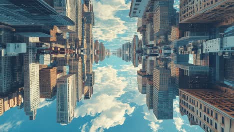 paisaje urbano invertido