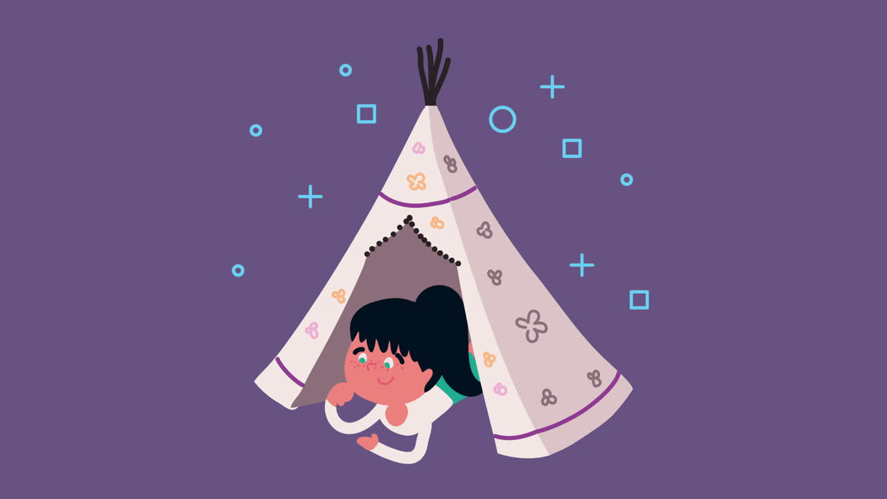 animação de personagens de meninas