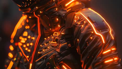 cyberpunk warrior