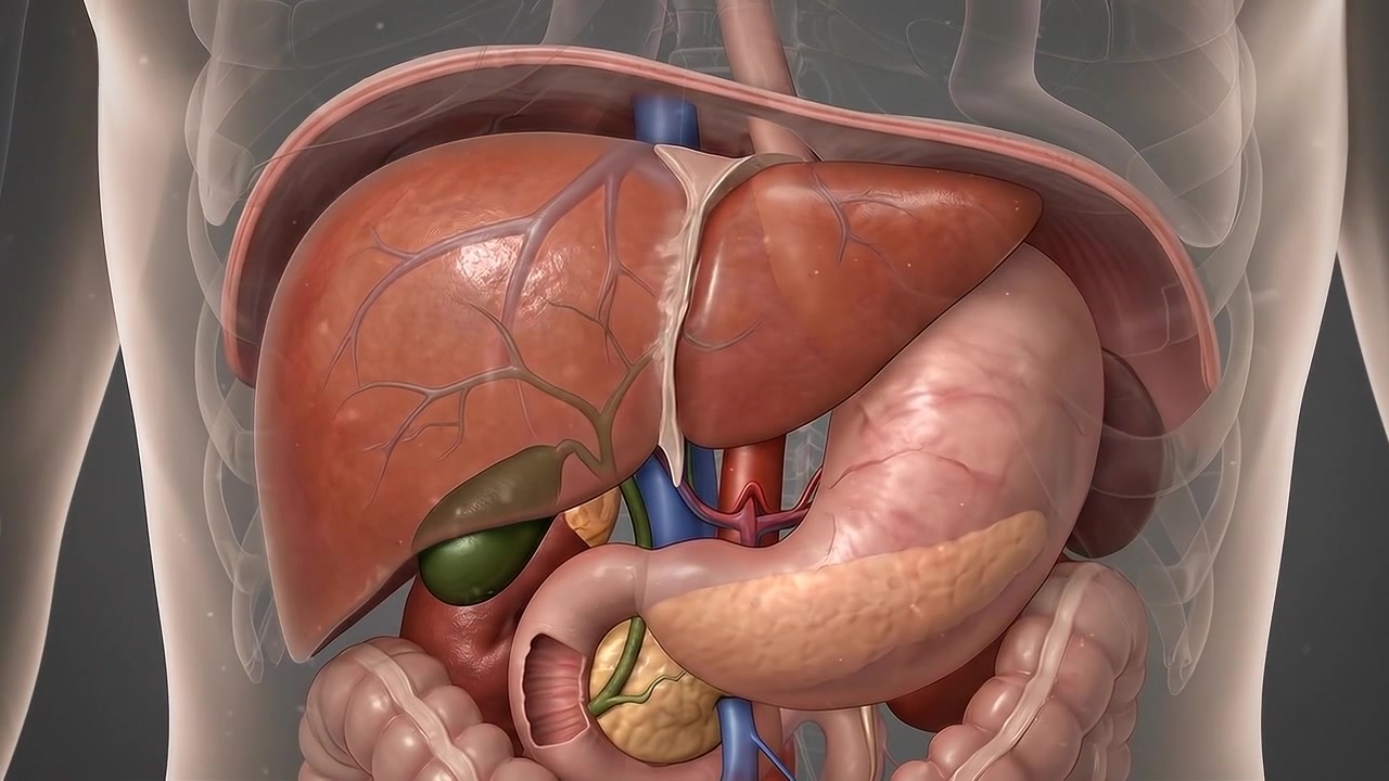 3D Medical Animation of Human Digestive System Organs