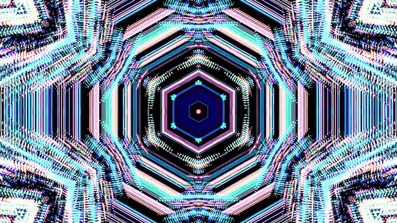 líneas coloridas ondas brillantes forma fondo caleidoscopio resumen