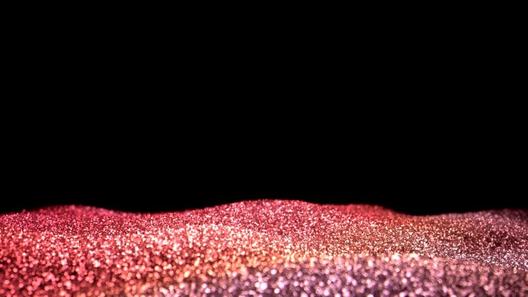 Red Golden Shiny moving glitter background abstract seamless VJ loop particles alpha matte