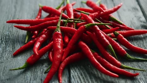 pile of bright red chili peppers