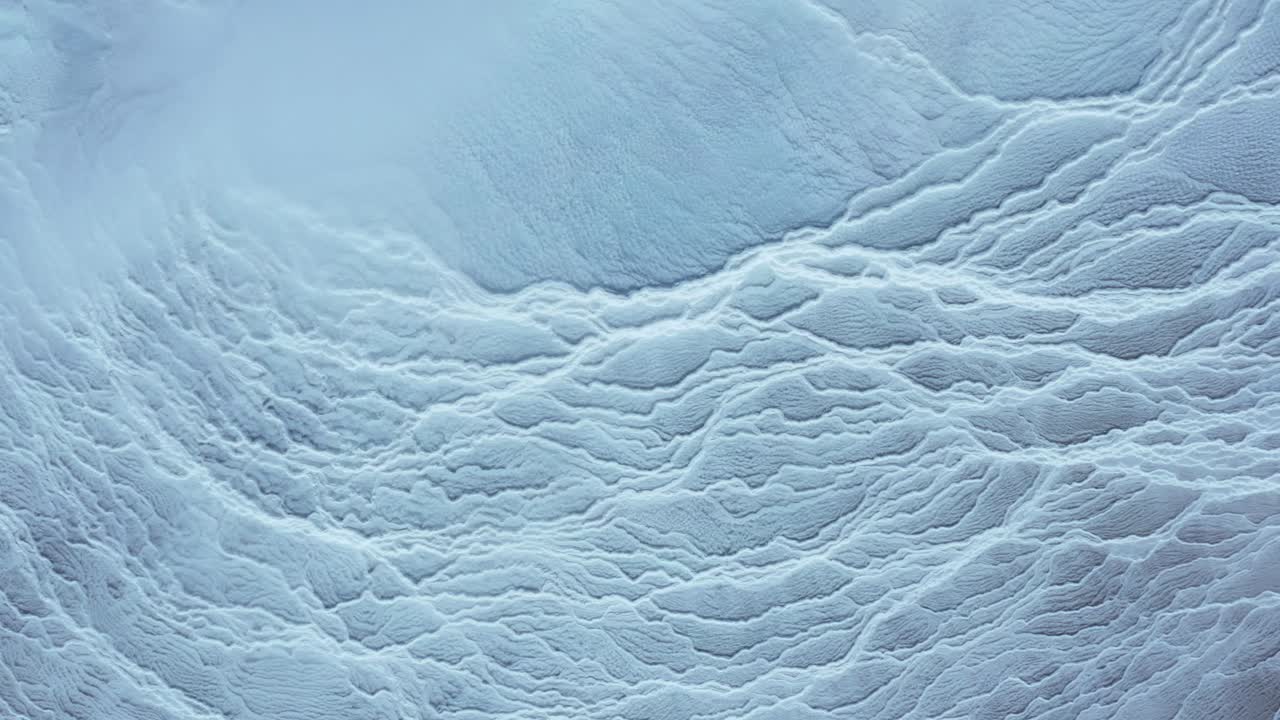 아이슬란드의 에너지 발전소에서 발생한 백색 실리카 잔류물 (aerial)