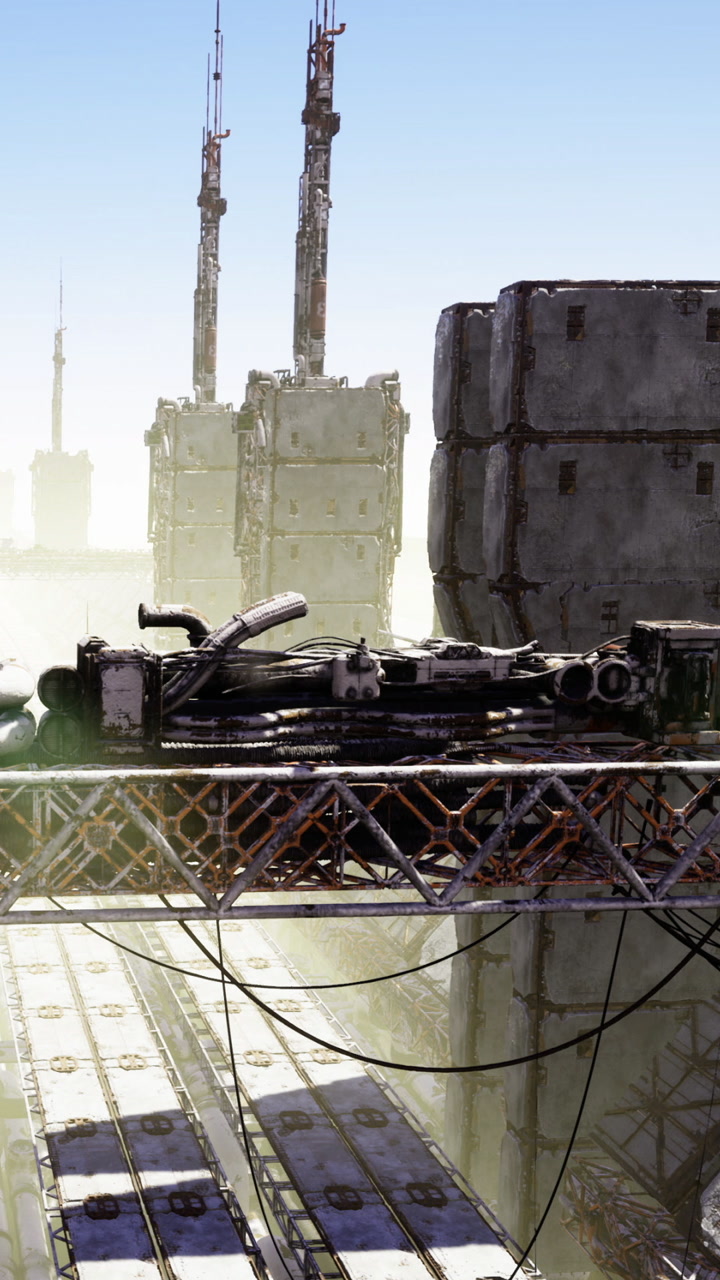 Cityscape of futuristic buildings with advanced technology in bright daylight