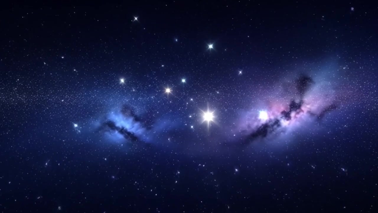 Sternenkonstellationen und Nebel im tiefen Weltraum