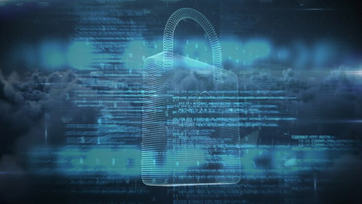 Digital lock in the sky 4k