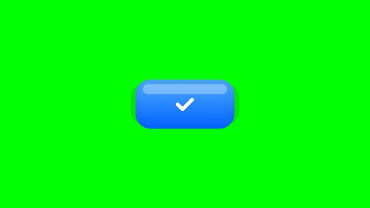 Blue Download Button Animation with Loading and Success State