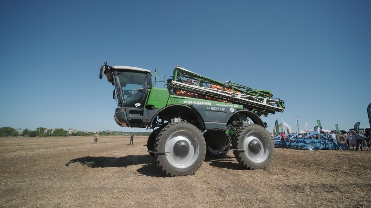 Amazone Pantera Self-Propelled Sprayer in a Field
