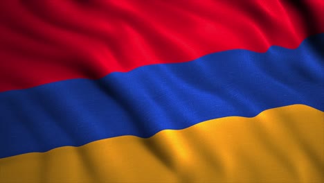 armenian flag waving