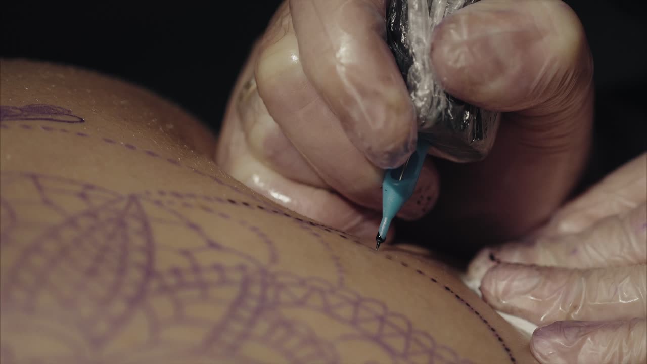 Tattoo Artist at Work