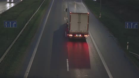 city bypass lanes at night
