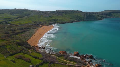 ramla bay on gozo island, malta