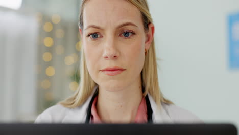 Laptop,-happy-and-doctor-reading-email