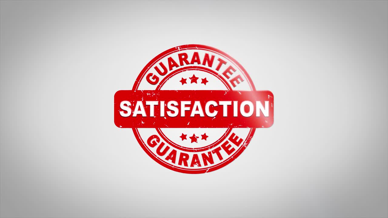 Guarantee of Satisfaction Stamp