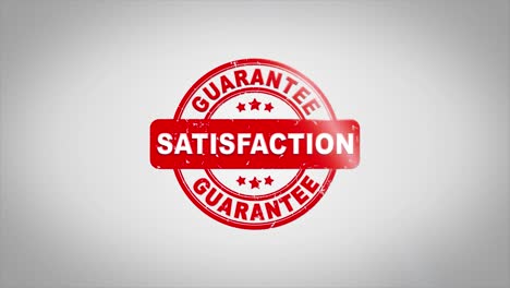 guarantee of satisfaction stamp