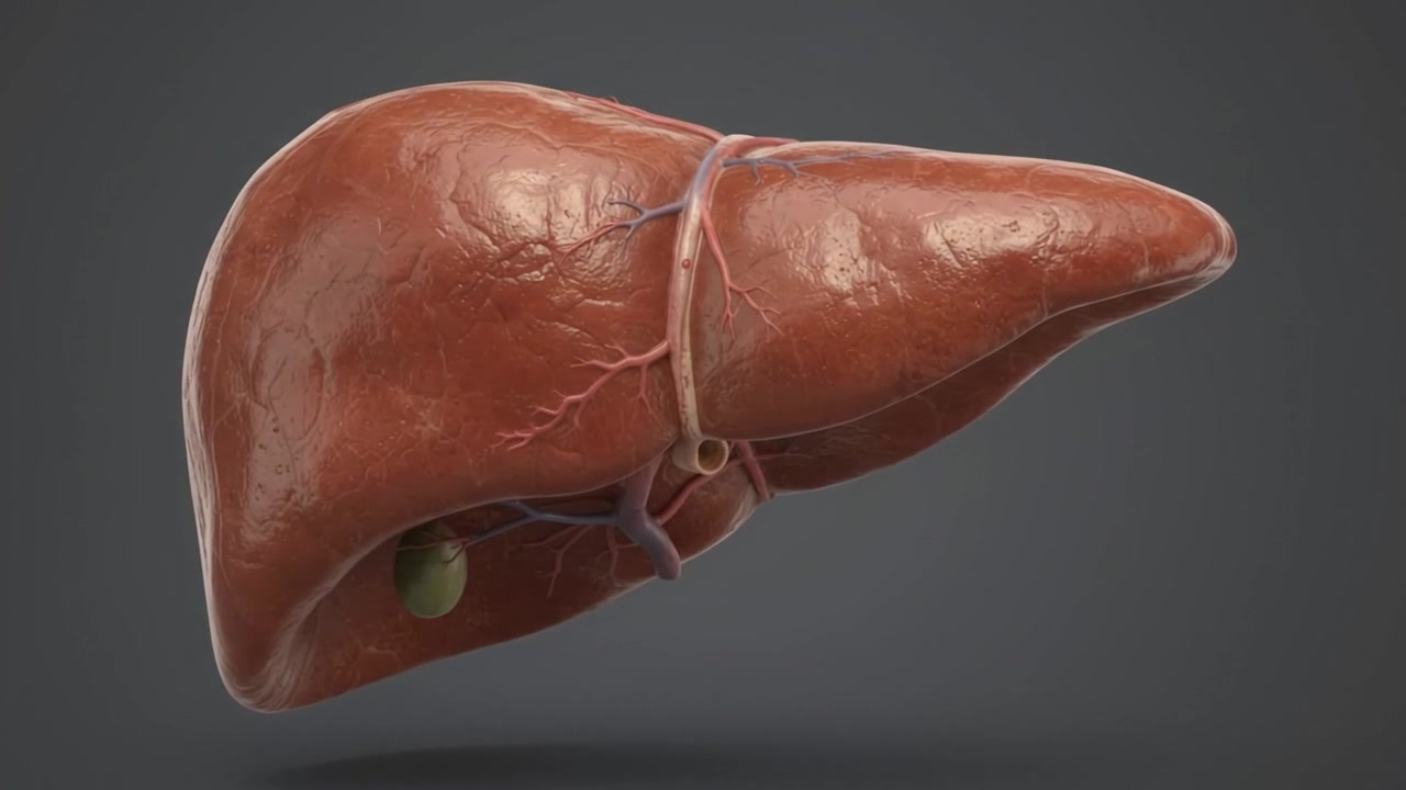 3D Medical Animation of Human Liver Anatomy