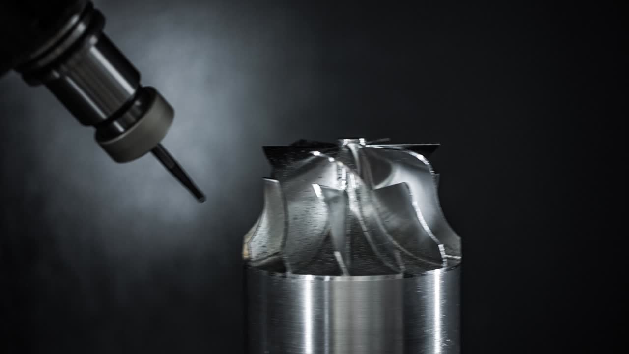 금속 가공 cnc 밀링 머신.