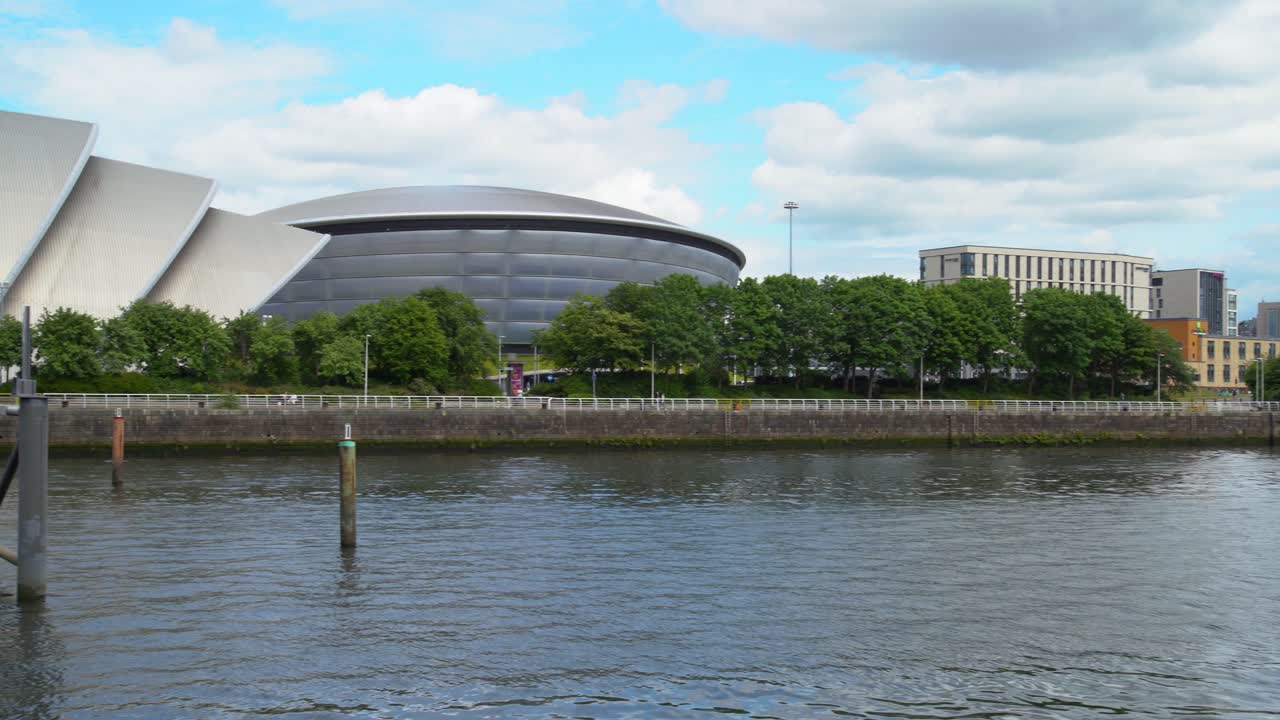 finnieston 크레인에서 sse hydro 및 armadillo, 글래스고까지 팬