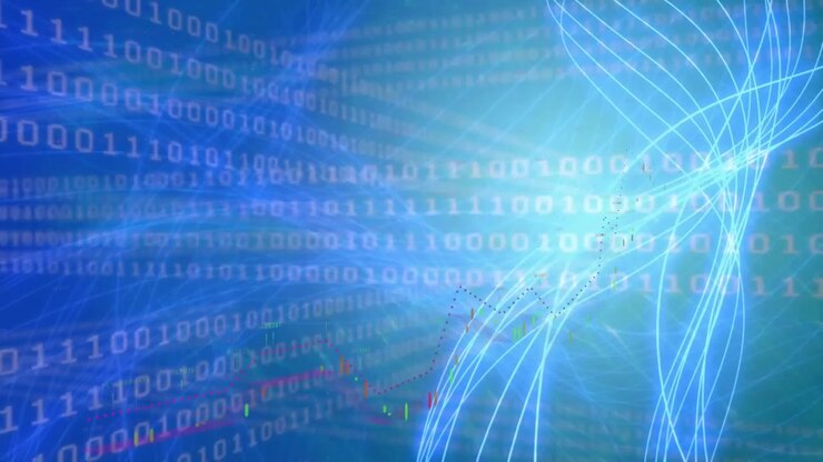 Digital Data Stream with Financial Stock Market Graph