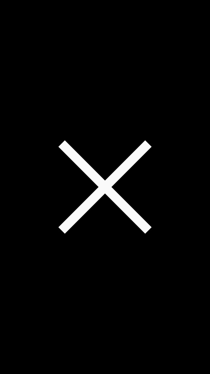 Simple black white cancel mark animation bold diagonal lines and strong contrast ui videos delete