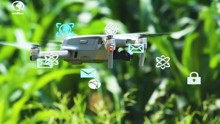 Futuristic internet of things smart farming, Dara fresh environment