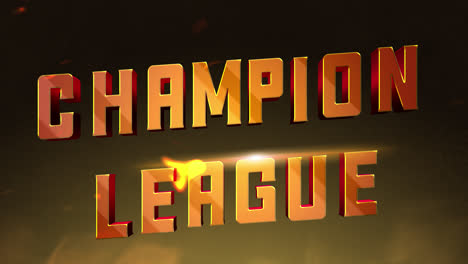 champion league title graphic