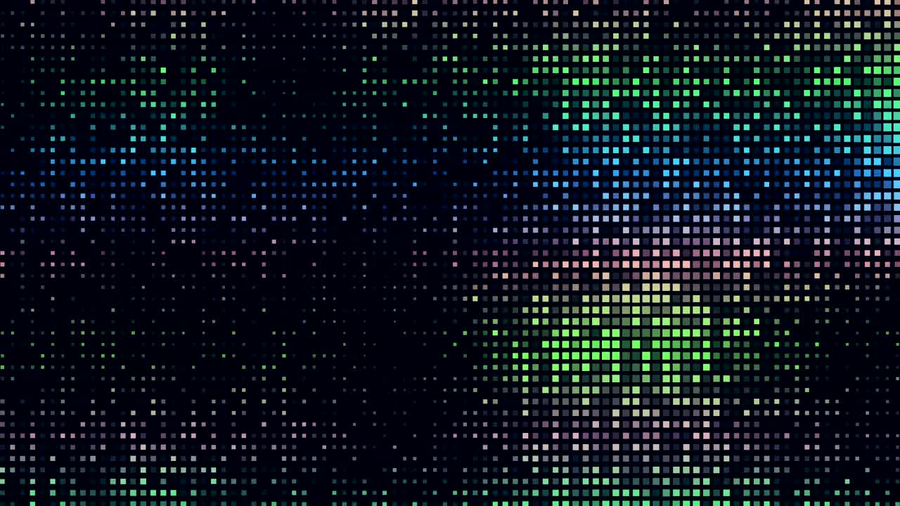 partículas digitales (en bucle) - vídeo de stock