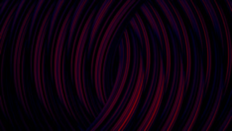 abstractas líneas giratorias rojas y azules oscuras