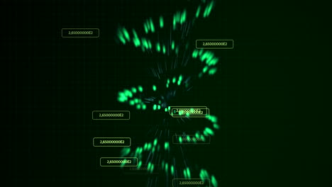 flashing fluorescent lights simulate dna analysis test process