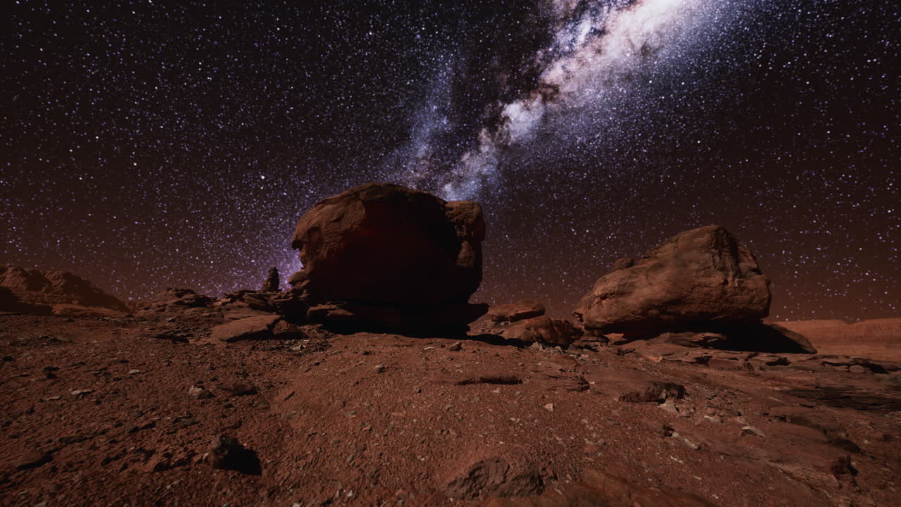 vía láctea en el parque de piedra natural del gran cañón