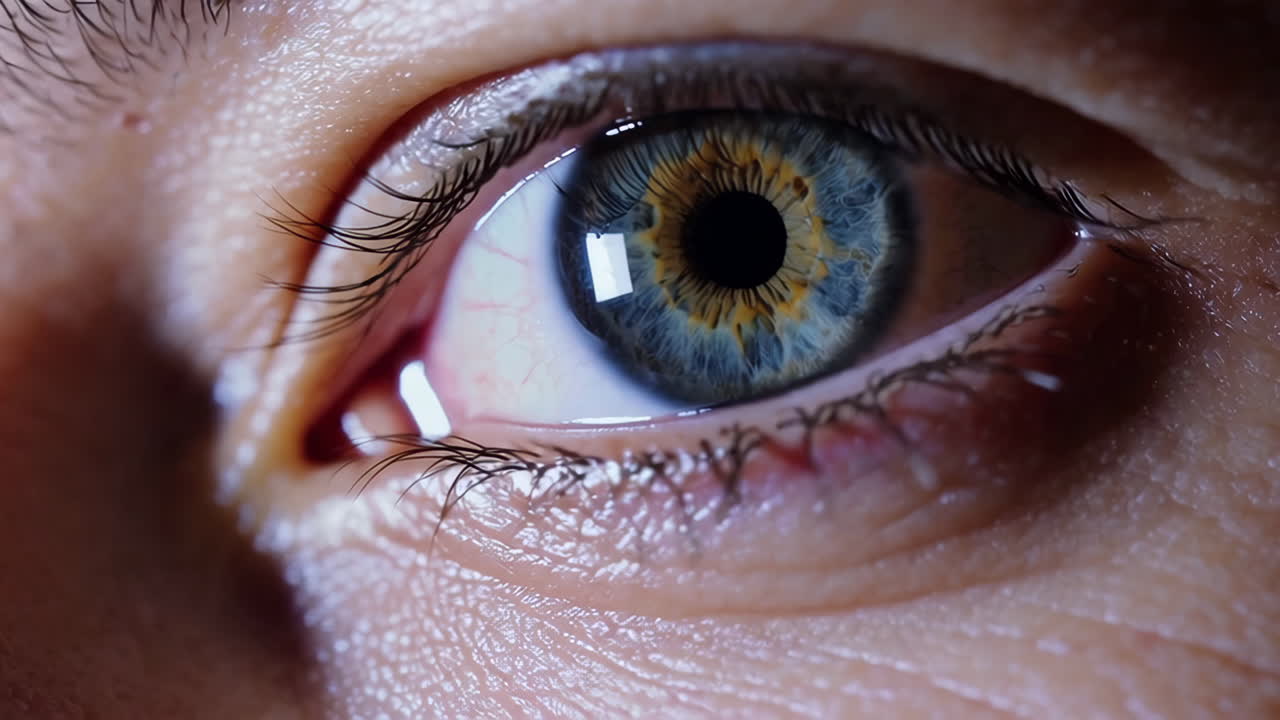 primer plano de un ojo humano